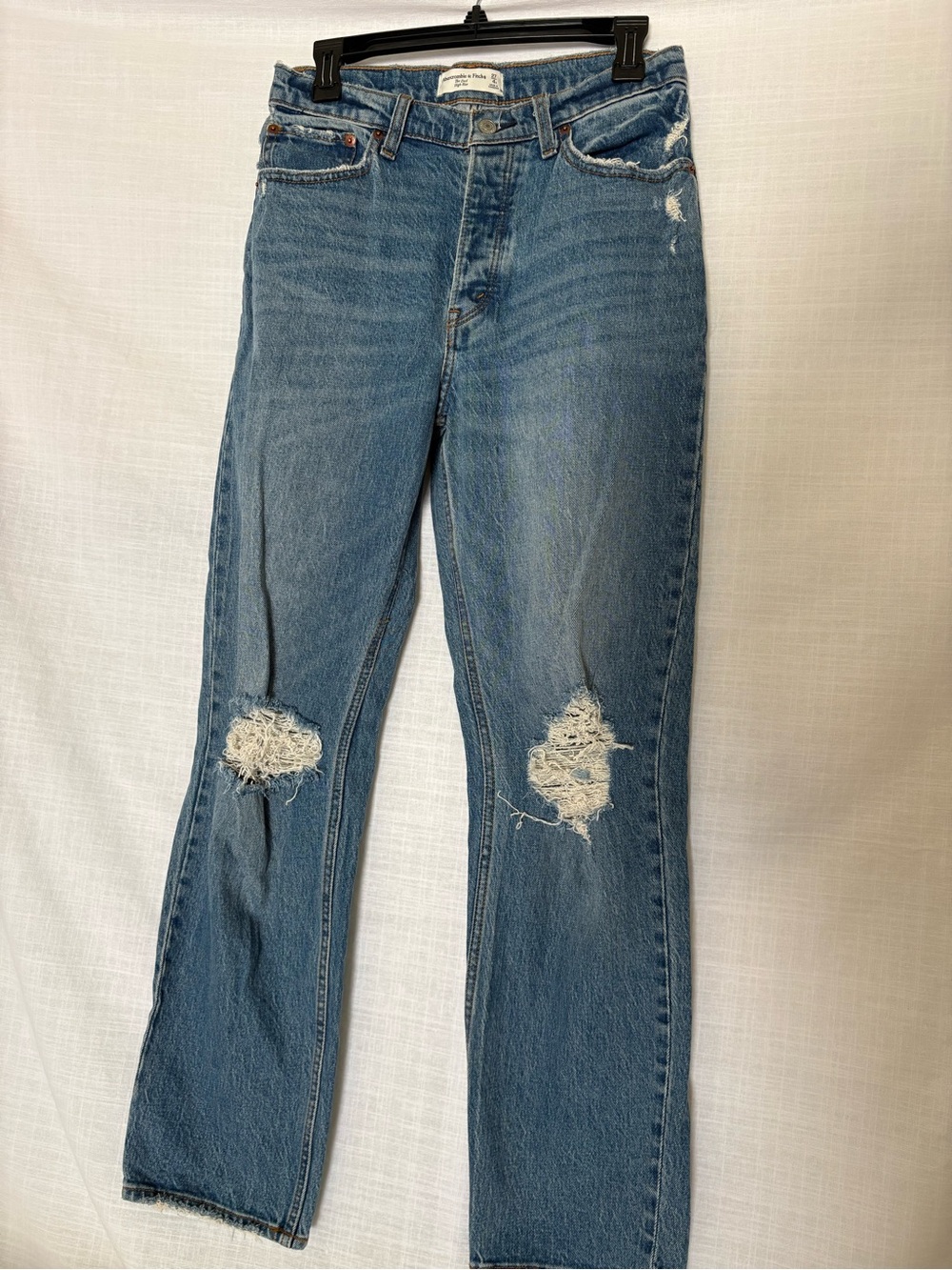 Abercrombie & Fitch Light Blue The Dad High-Rise Jeans Size 27 / 4 R